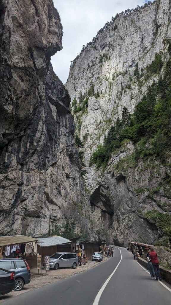 Garganta de Bicaz en Rumanía